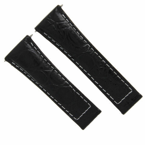 20MM GENUINE CROCODILE LEATHER WATCH BAND STRAP FOR ROLEX DAYTONA 16518 16519
