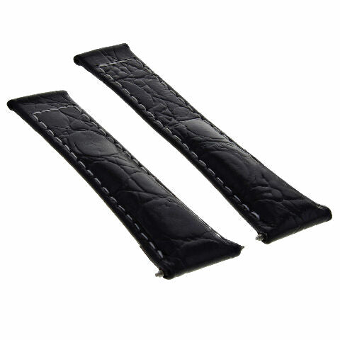 20MM GENUINE CROCODILE LEATHER WATCH BAND STRAP FOR ROLEX DAYTONA 16518 16519