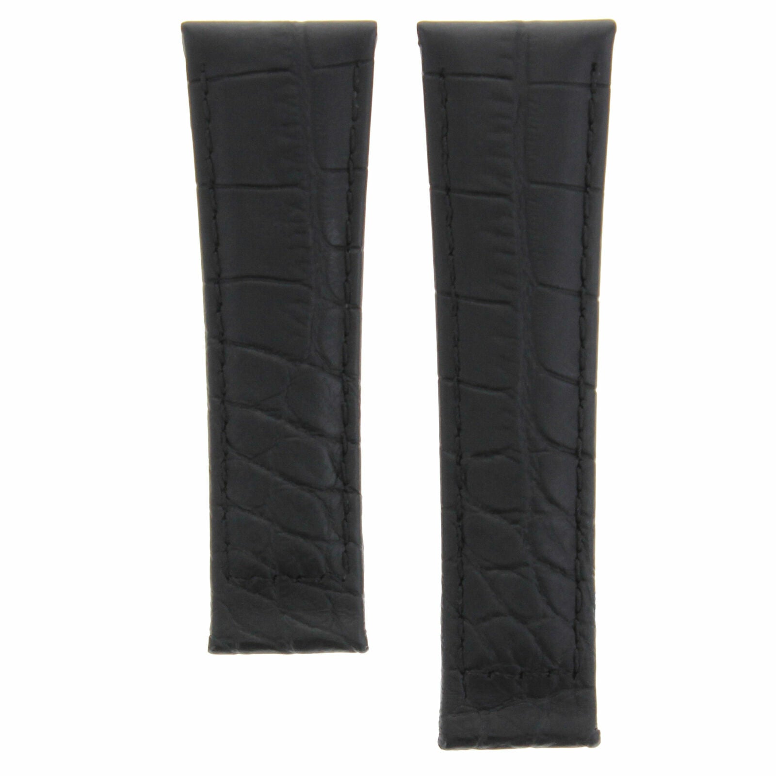 20MM CROC LEATHER WATCH BAND STRAP FIT FOR ROLEX DAYTONA ENDPIECES SHORT MEDIUM