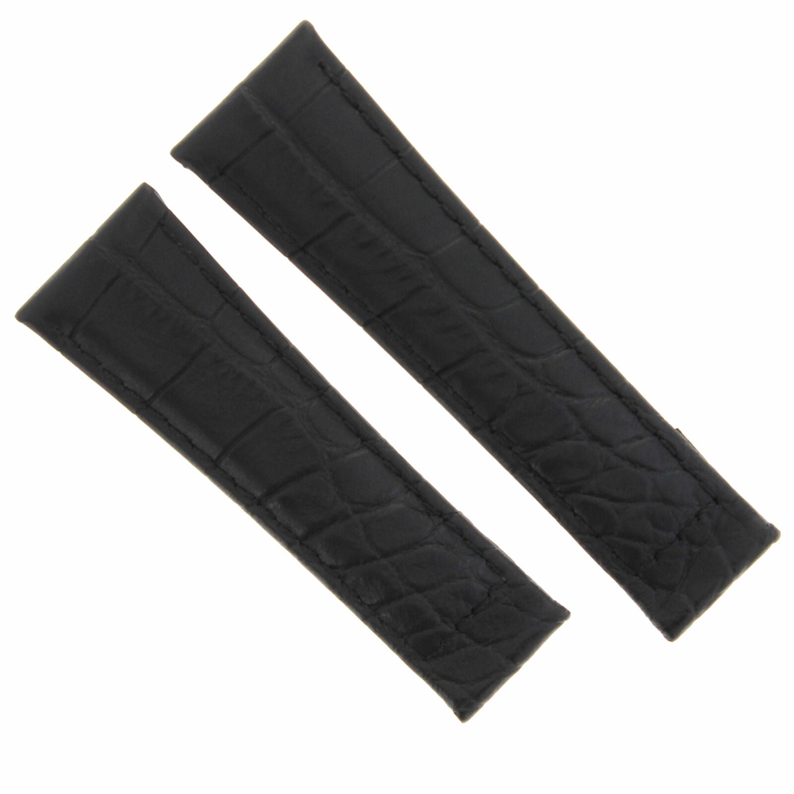 20MM CROC LEATHER WATCH BAND STRAP FIT FOR ROLEX DAYTONA ENDPIECES SHORT MEDIUM