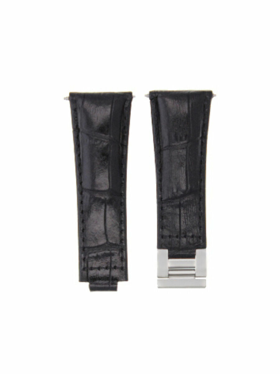 LEATHER WATCH BAND STRAP FOR ROLEX ZENITH MOVEMENT DAYTONA 16518 16519 16520