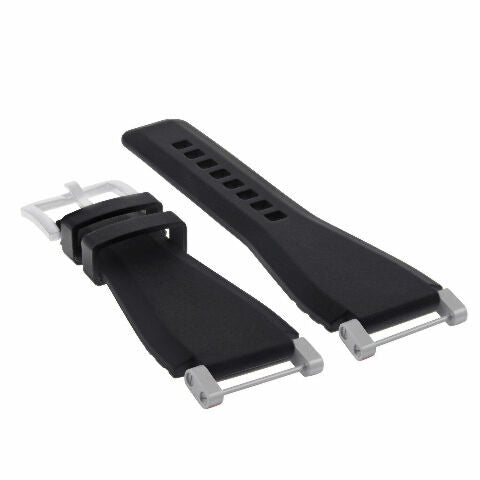 24MM FOR SUUNTO CORE REPLACEMENT SILICONE RUBBER WATCH BAND STRAP + STEEL ADAPTER