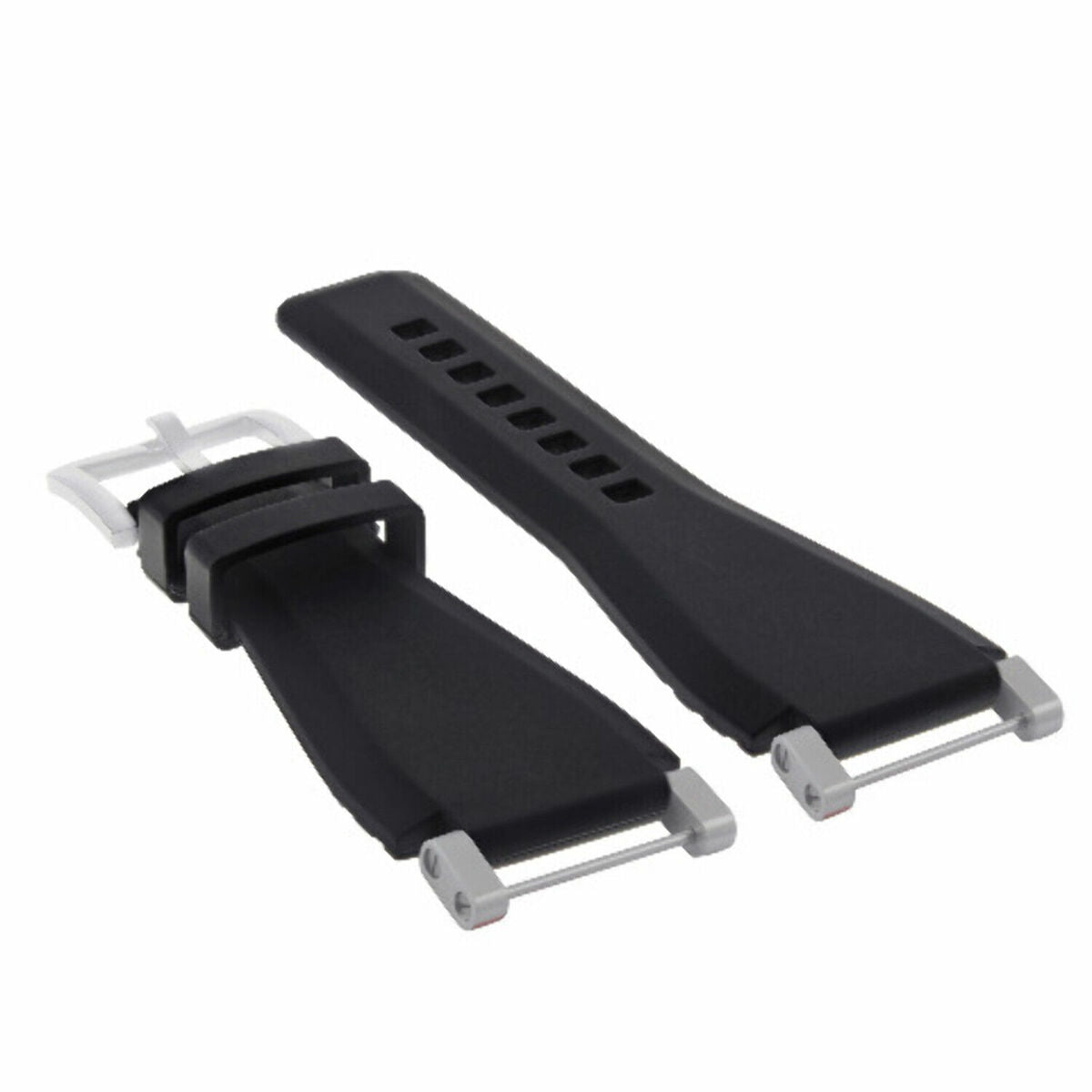 24MM FOR SUUNTO CORE REPLACEMENT SILICONE RUBBER WATCH BAND STRAP + STEEL ADAPTER