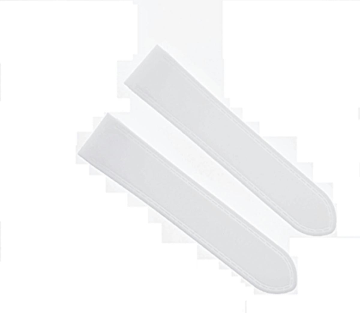 23-24.5MM PU RUBBER STRAP DIVER BAND FOR CARTIER SANTOS 100 XL CHRONO WATCH