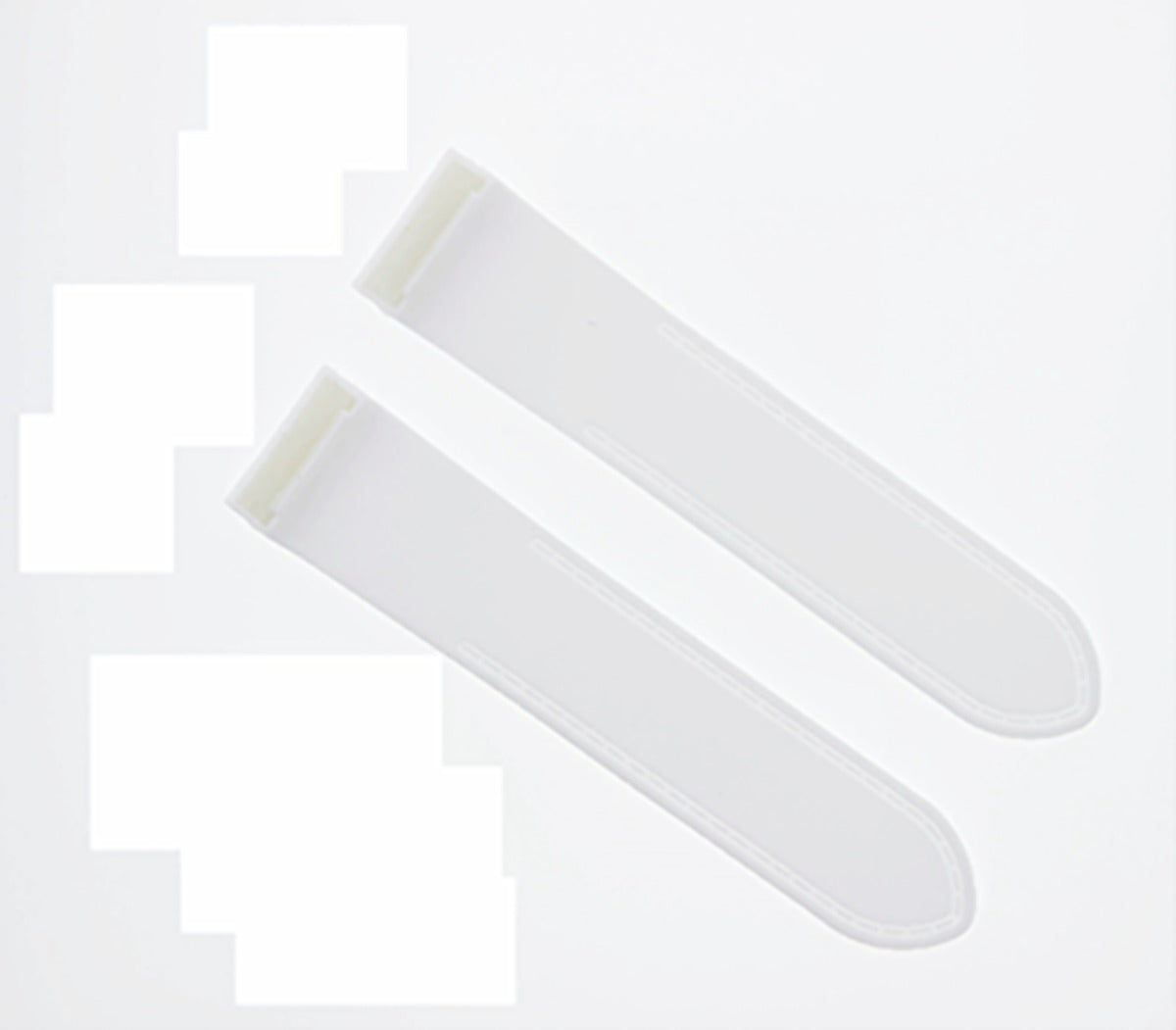 23-24.5MM PU RUBBER STRAP DIVER BAND FOR CARTIER SANTOS 100 XL CHRONO WATCH