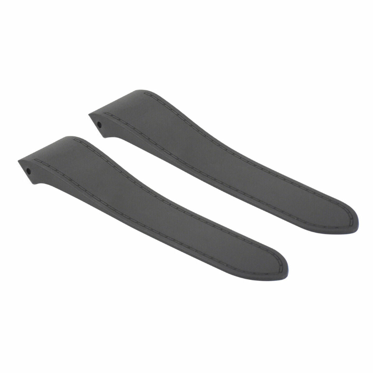 23-24.5MM PU RUBBER STRAP WATCH BAND FOR CARTIER SANTOS 100 XL CHRONO + SCREW