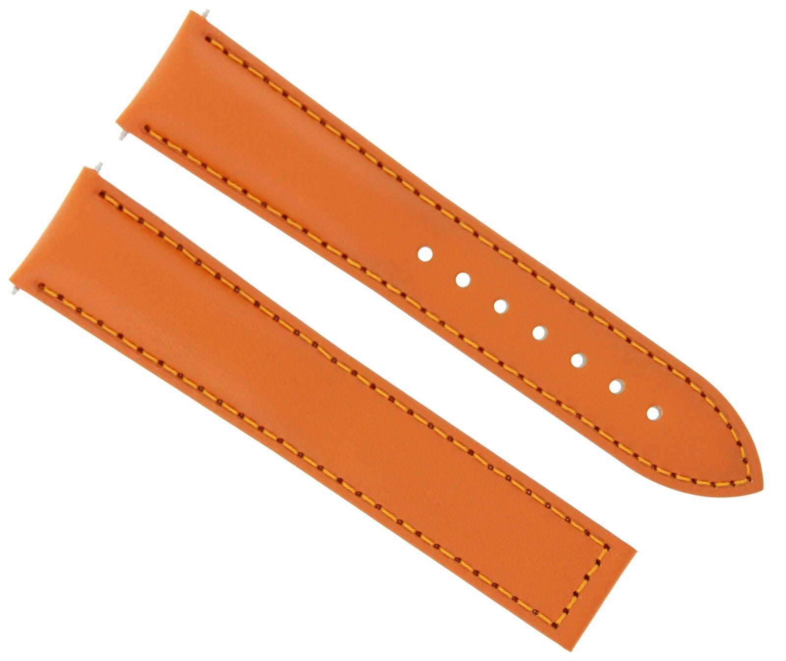20-22-24MM LEATHER STRAP BAND FOR OMEGA SEAMASTER PLANET OCEAN DEPLOYMENT CLASP