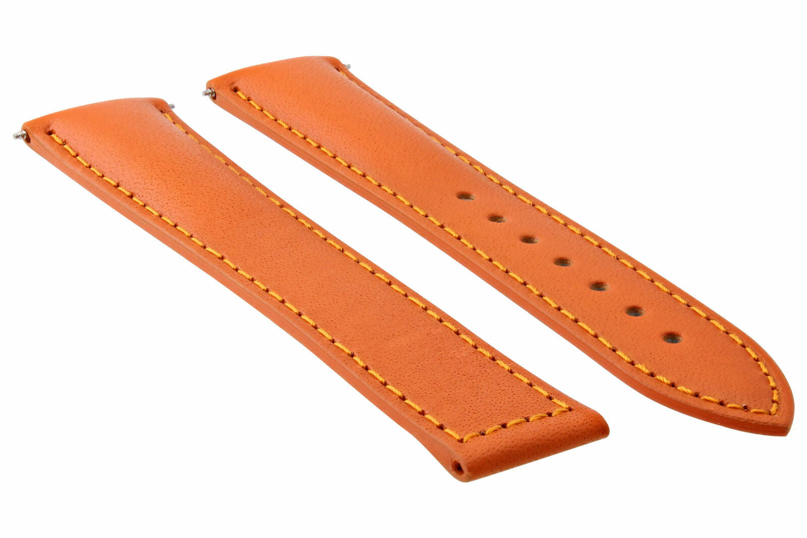 20-22-24MM LEATHER STRAP BAND FOR OMEGA SEAMASTER PLANET OCEAN DEPLOYMENT CLASP