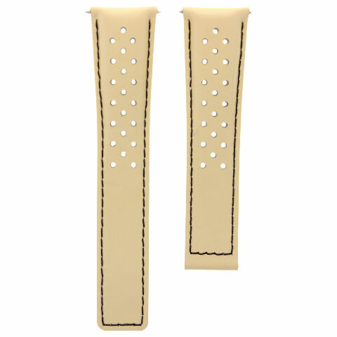 20MM LUG WITH 16MM BUCKLE WIDTH LEATHER WATCH BAND STRAP DEPLOYMENT CLASP