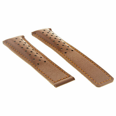 20-22MM LEATHER STRAP BAND FOR TAG HEUER CARRERA CV2010 FIT CLASP FC-5037,39