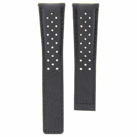 20-22MM LEATHER STRAP BAND FOR TAG HEUER CARRERA CV2010 PERFORAT CLASP FC5037,40