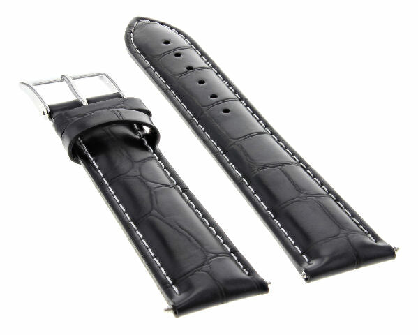 19/16MM-20/16MM LEATHER WATCH BAND STRAP FOR ROLEX WATCH + BUTTERFLY CLASP