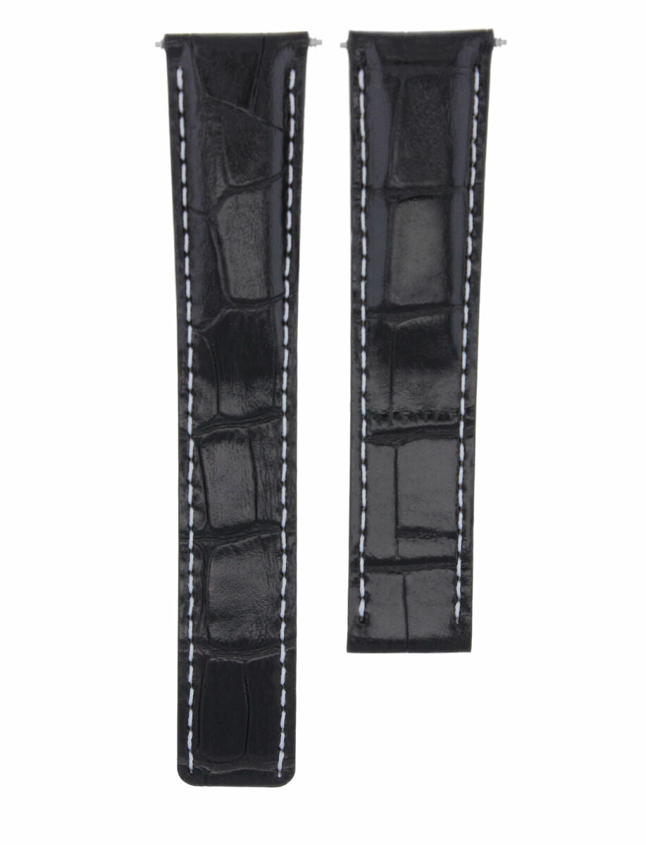 18-20MM LEATHER WATCH BAND STRAP FOR FIT CARTIER TANK FRANCAISE AMERICAN CLASP