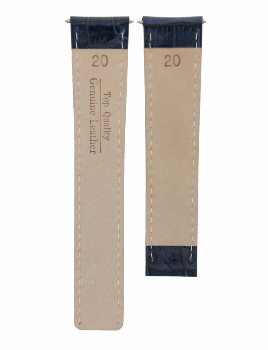 18-20MM LEATHER WATCH BAND STRAP FOR FIT CARTIER TANK FRANCAISE AMERICAN CLASP