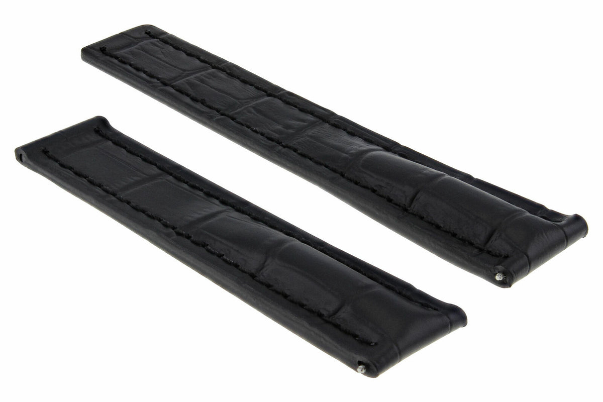 22-24MM Leather Strap Band for Breitling Navitimer Pilot Superocean Bentley Colt