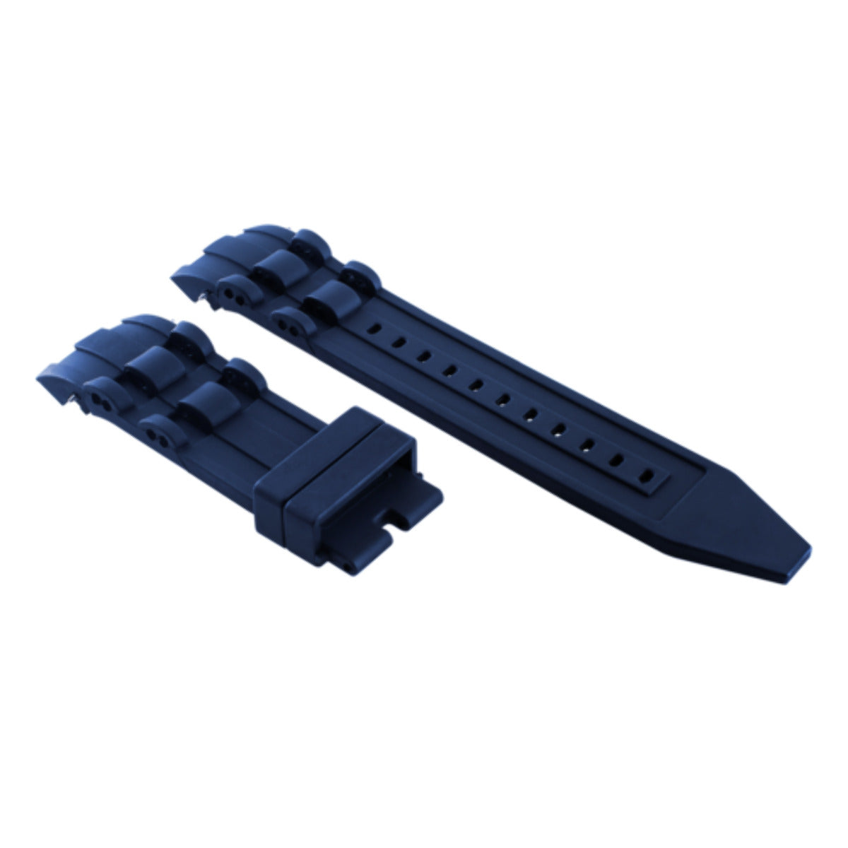 26MM RUBBER WATCH BAND FOR INVICTA DIVER 6977 6978 6981 6983 RESERVE SQUABA BLUE