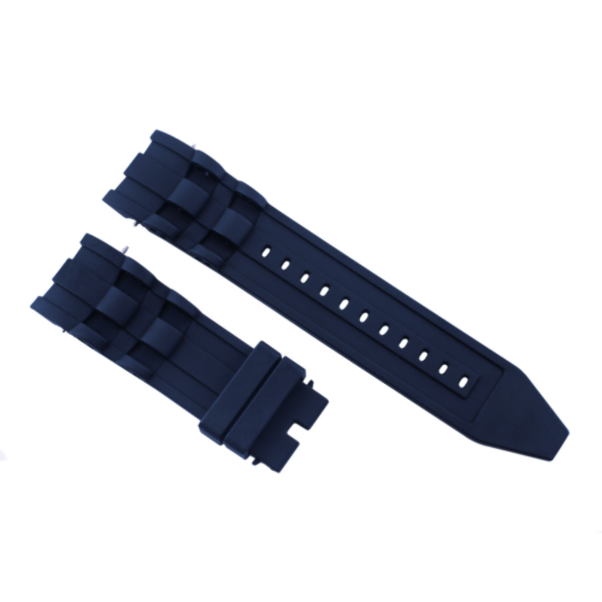 26MM RUBBER WATCH BAND FOR INVICTA DIVER 6977 6978 6981 6983 RESERVE SQUABA BLUE