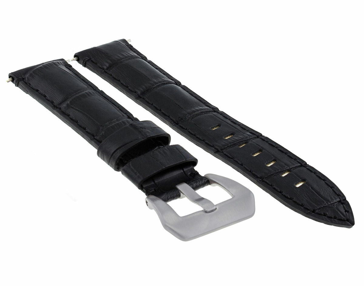 22MM 24MM REPLACEMENT LEATHER WATCH BAND STRAP FOR MONTBLANC TIMEWALKER CHRONO