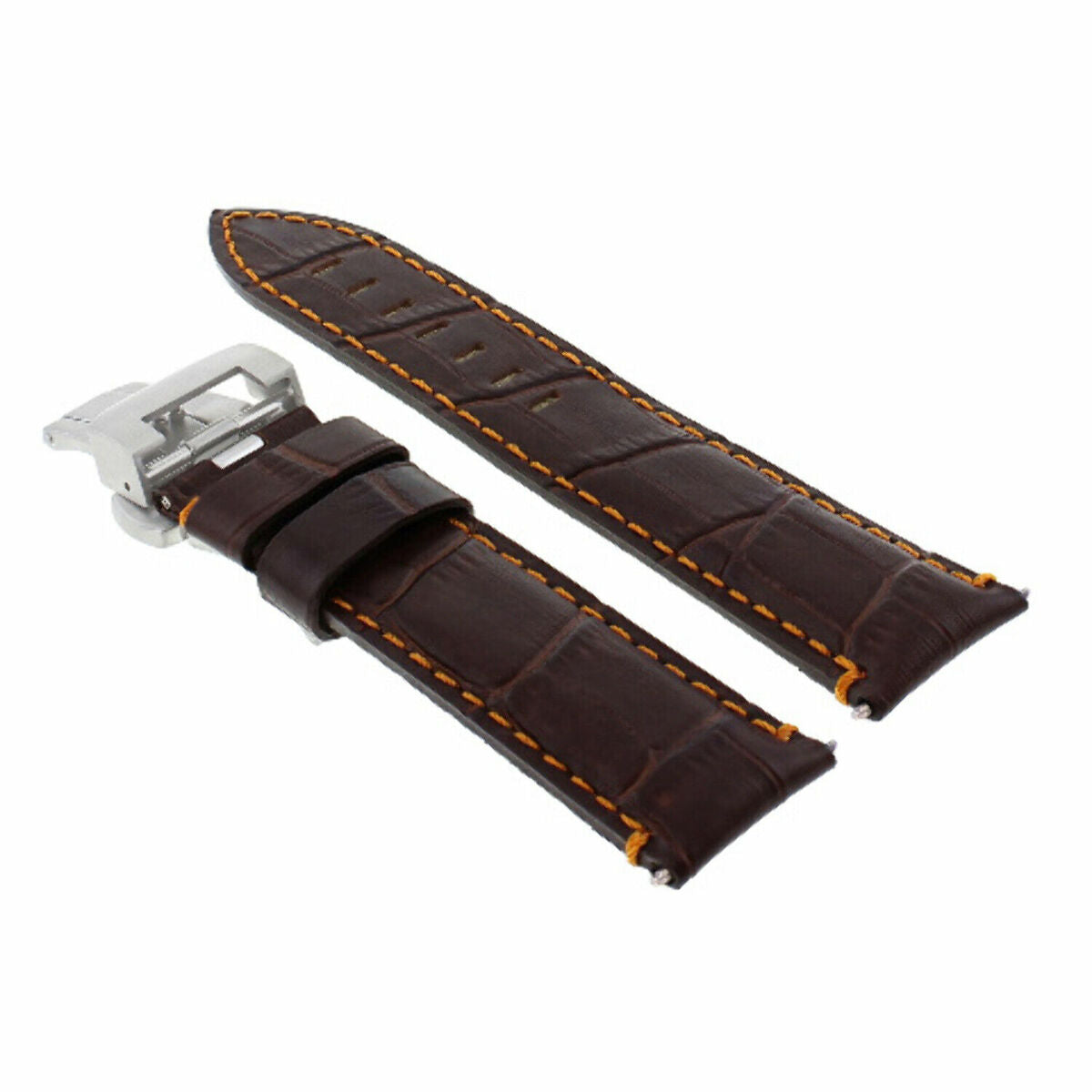 22-24MM LEATHER WATCH BAND STRAP FOR BREITLING NAVITIMER, BENTLEY PILOT WATCH