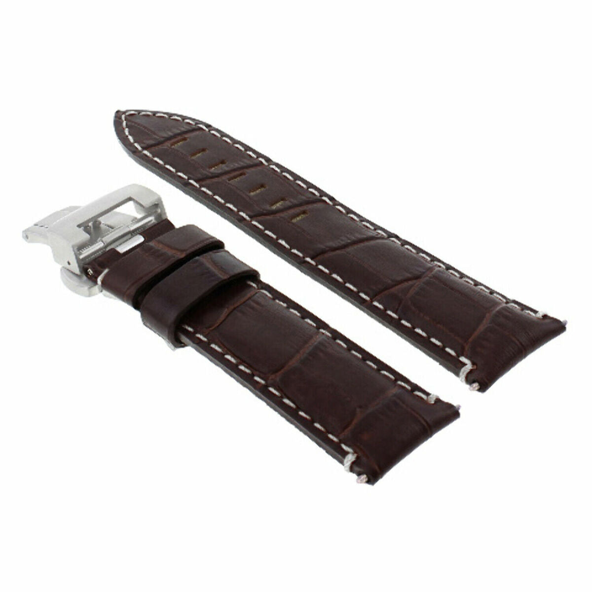 22-24MM LEATHER WATCH BAND STRAP FOR BREITLING NAVITIMER, BENTLEY PILOT WATCH