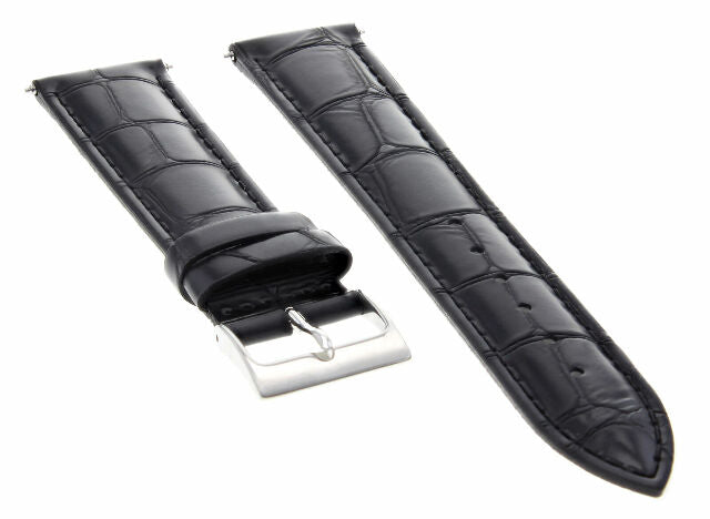 19-20MM LEATHER WATCH BAND STRAP TAPERING TO 16MM FOR ROLEX DATE, DATEJUST WATCH