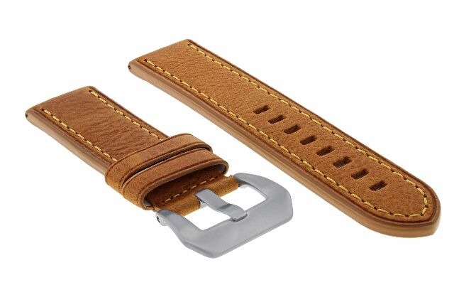22-24MM LEATHER WATCH BAND STRAP FOR 40- 44MM PANERAI GMT 88 562 441 90 104 560