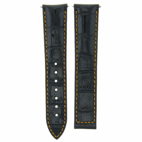 18MM-24MM GENUINE LEATHER WATCH BAND STRAP WITH CLASP FOR OMEGA SEAMASTER PLANET
