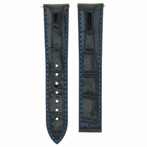 18MM-24MM GENUINE LEATHER WATCH BAND STRAP WITH CLASP FOR OMEGA SEAMASTER PLANET