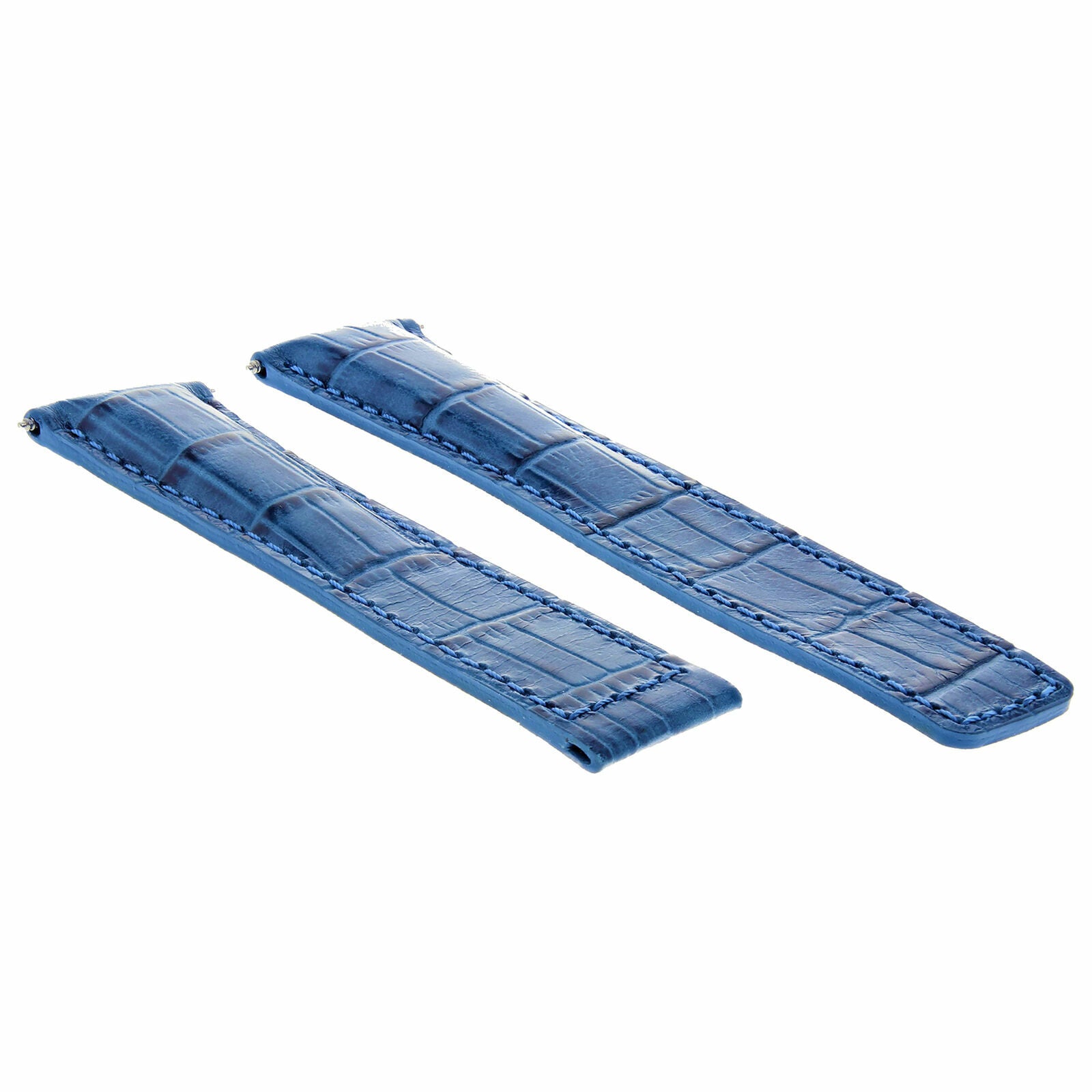 LEATHER WATCH BAND STRAP CLASP FOR TAG HEUER CARRERA GOLD ROSE - 20MM