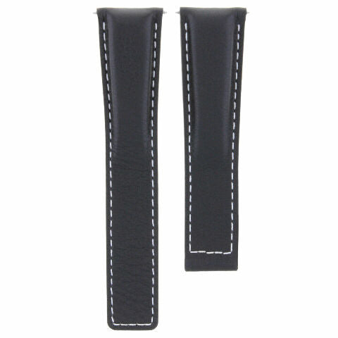 19MM 20MM 22MM LEATHER WATCH BAND STRAP WITH CLASP FOR TAG HEUER CARRERA MONACO
