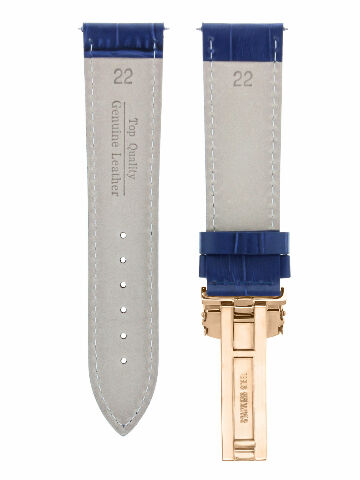 LEATHER WATCH BAND STRAP FOR CITIZEN CLASP ROSE BLACK - 19MM