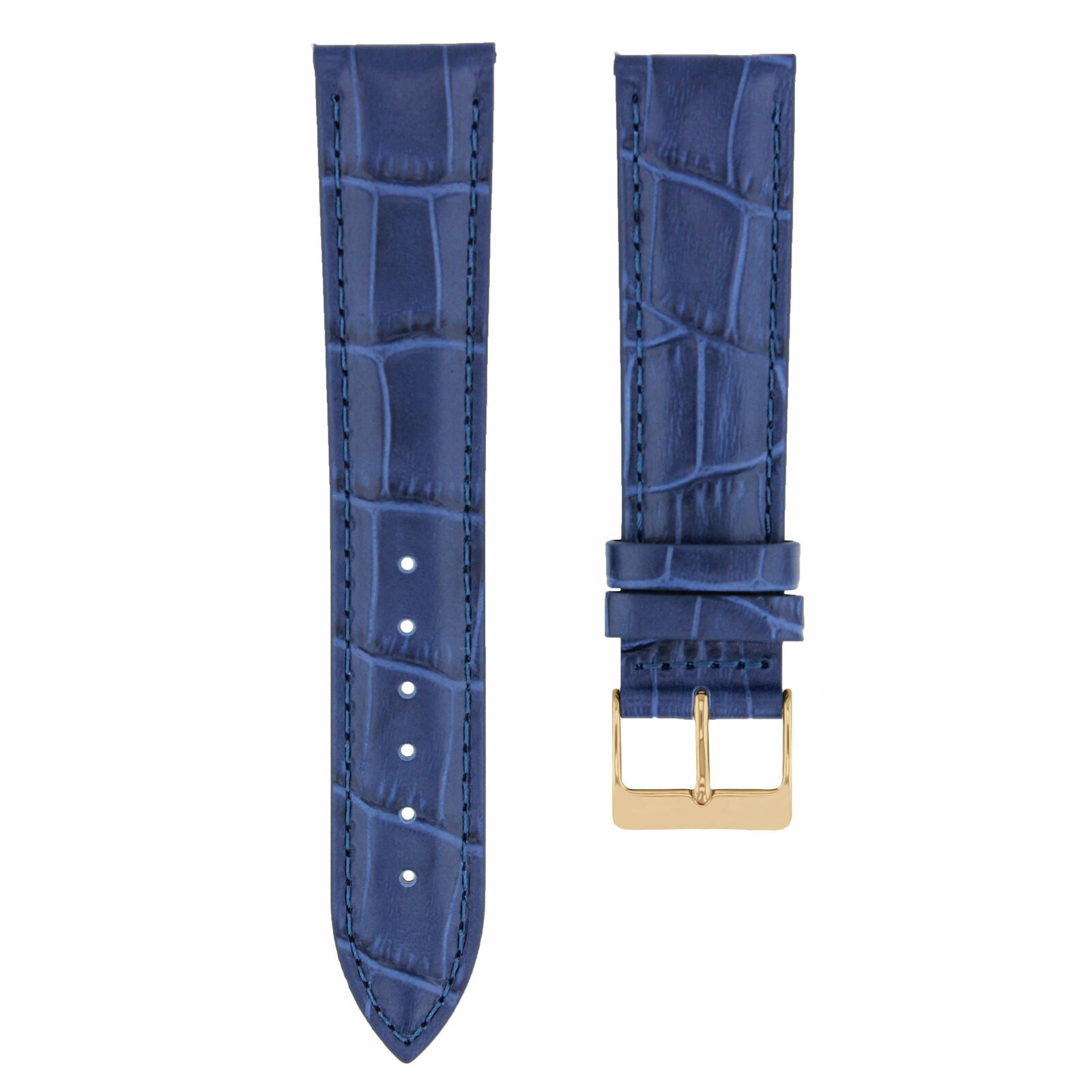 LEATHER WATCH BAND STRAP FOR CITIZEN DRIVE ROSE BLACK - 18MM