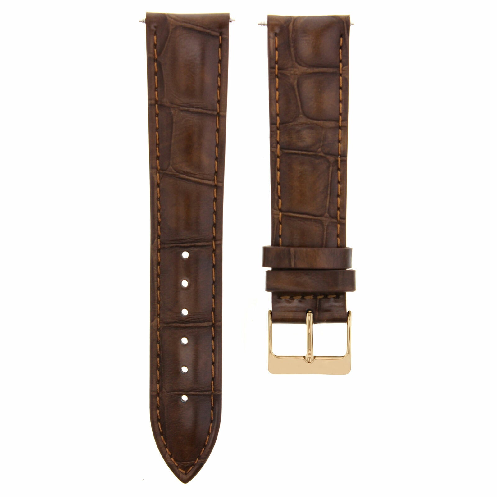 LEATHER WATCH BAND STRAP FOR CITIZEN DRIVE ROSE BLACK - 18MM