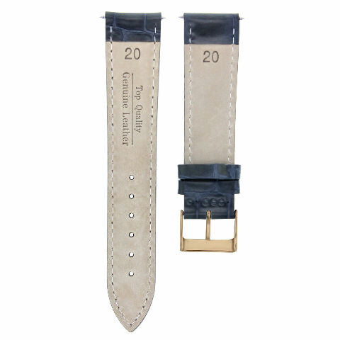 LEATHER WATCH BAND STRAP FOR CITIZEN DRIVE ROSE BLACK - 22MM