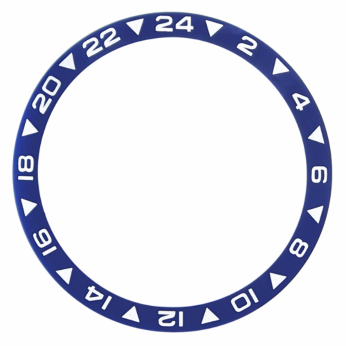 REPLACEMENT ALUMINUM BEZEL INSERT BLUE FOR WATCH 38MM X 31.50MM