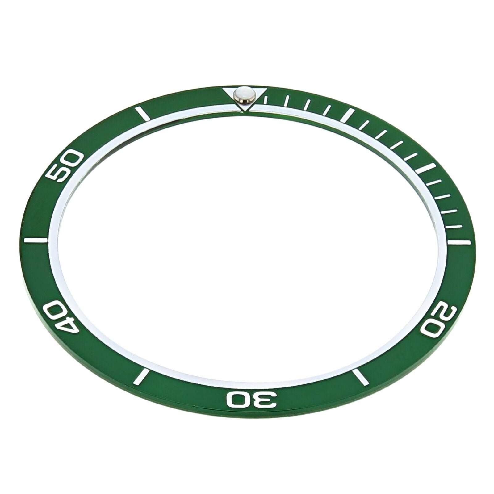 REPLACEMENT BEZEL INSERT GREEN FOR WATCH 38MM X 31.50MM