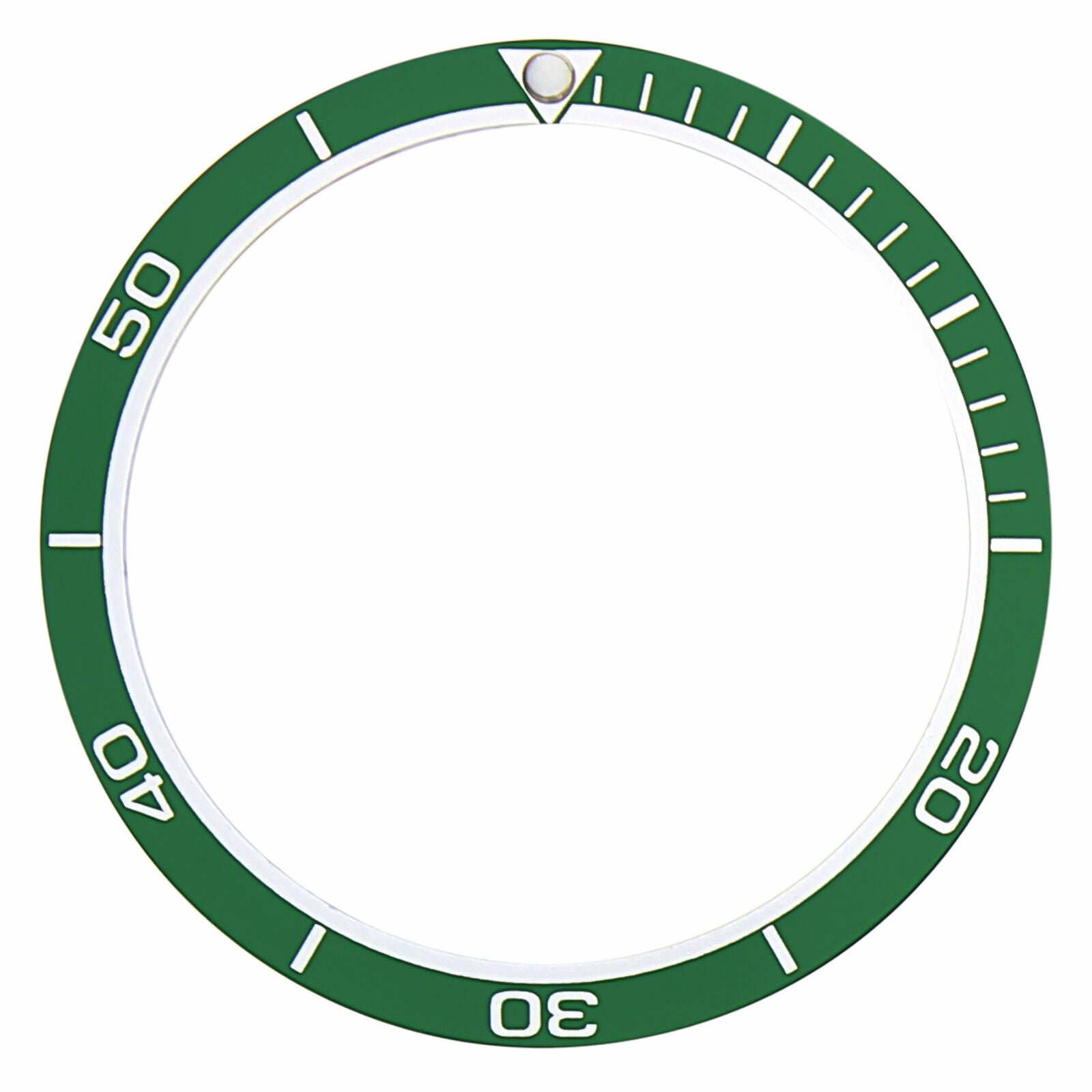 REPLACEMENT BEZEL INSERT GREEN FOR WATCH 38MM X 31.50MM