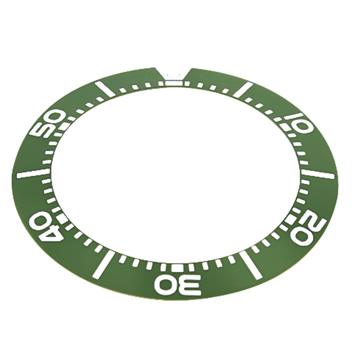 REPLACEMENT BEZEL INSERT GREEN FOR WATCH 38.50MM X 29MM