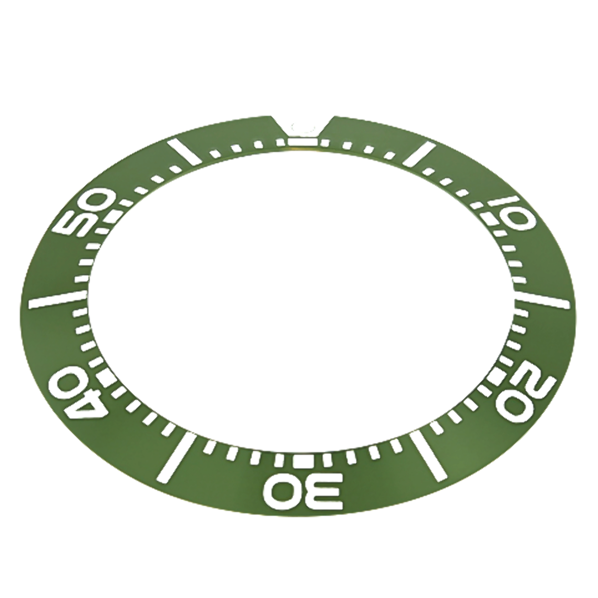 REPLACEMENT BEZEL INSERT GREEN FOR WATCH 38.50MM X 29MM