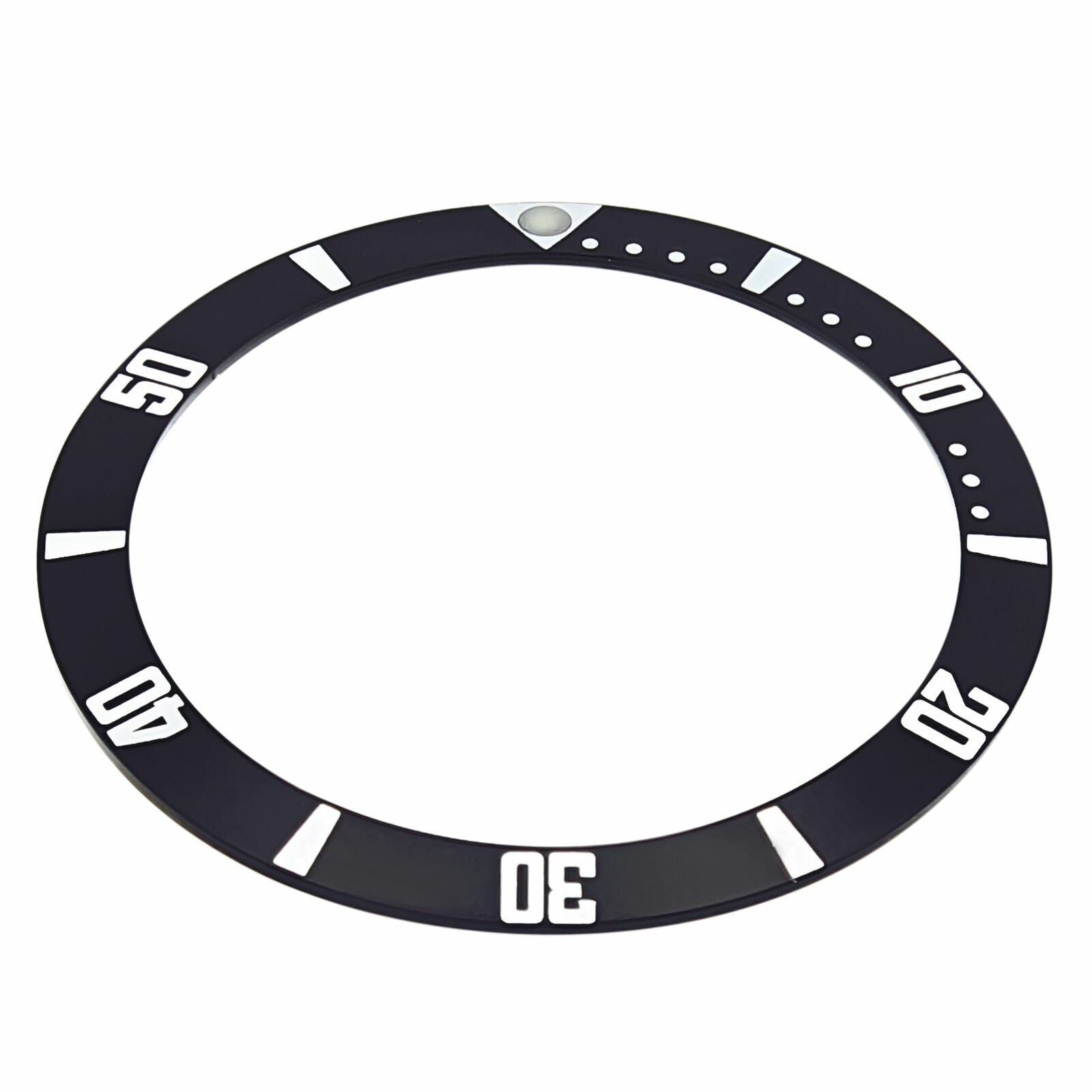REPLACEMENT BEZEL INSERT BLACK FOR WATCH 38.50MM X 31.30MM