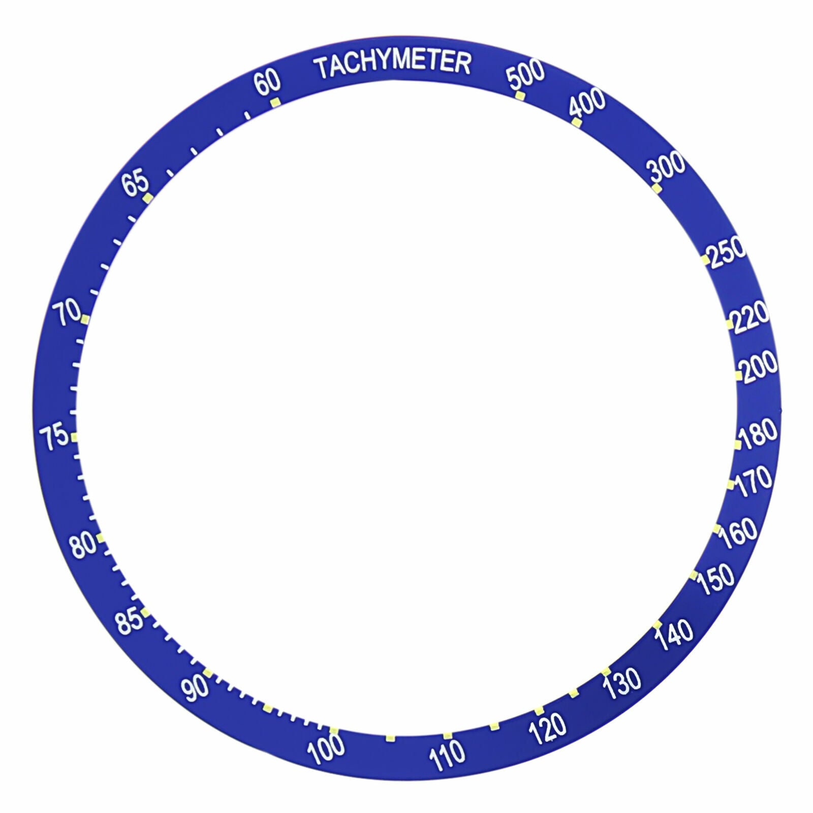 REPLACEMENT BEZEL INSERT BLUE FOR WATCH 38.50MM X 33.30MM