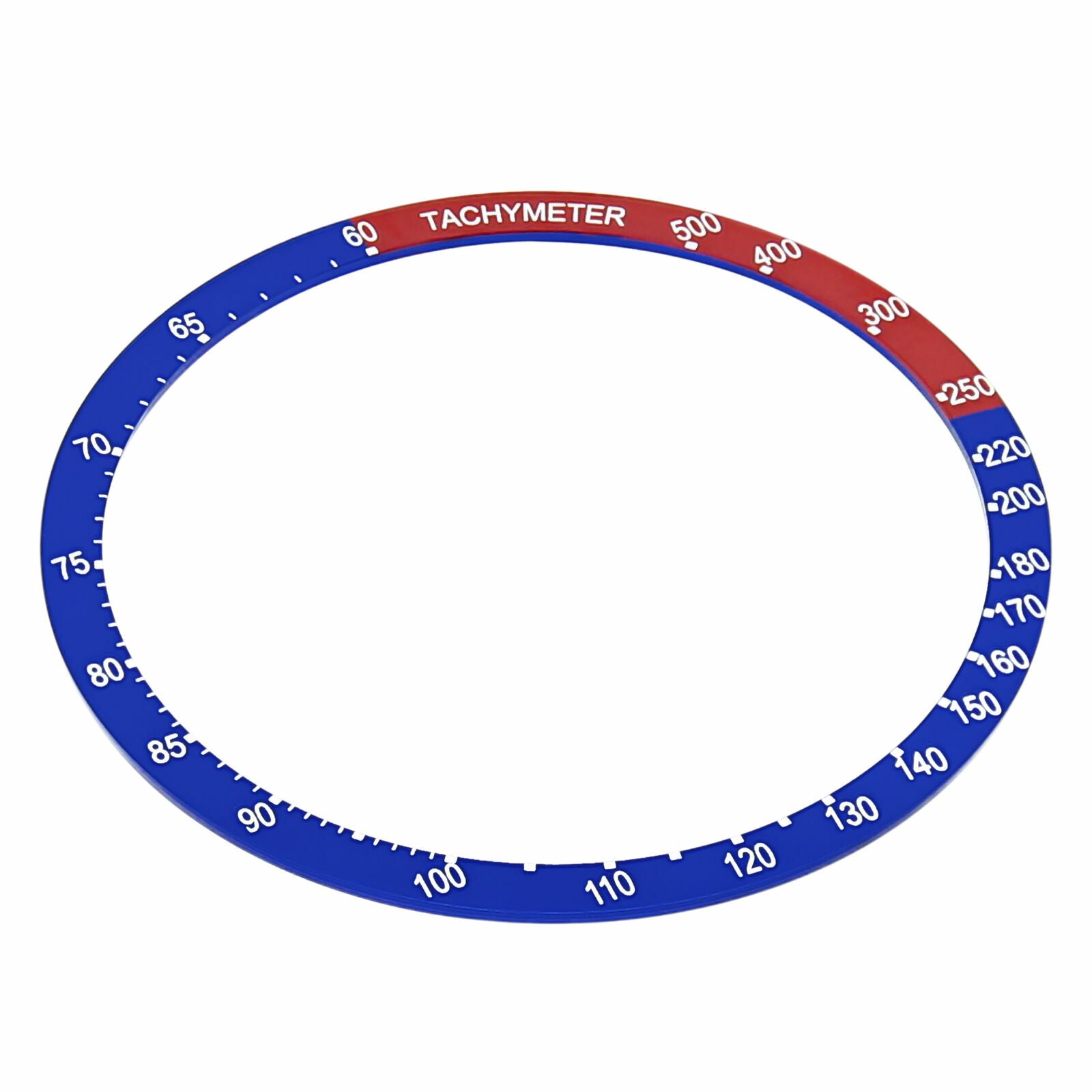 REPLACEMENT BEZEL INSERT BLUE/RED FOR WATCH 38.50MM X 33.30MM