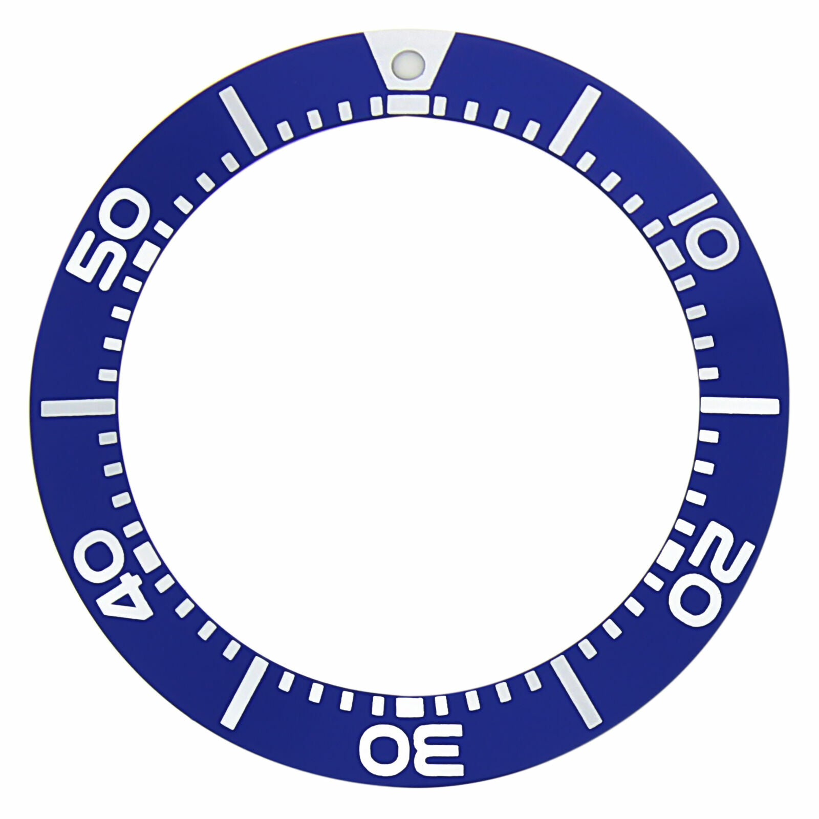REPLACEMENT BEZEL INSERT BLUE FOR WATCH 38.50MM X 29MM