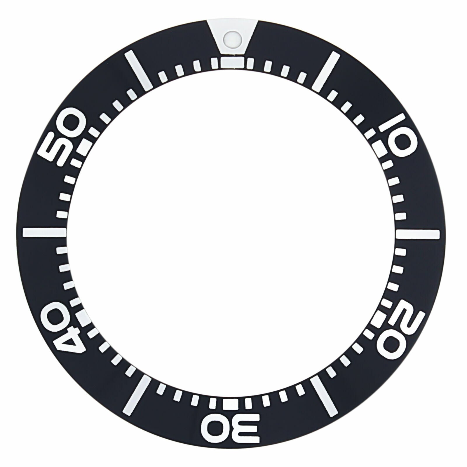 REPLACEMENT BEZEL INSERT FOR WATCH BLACK 38.50MM X 29MM