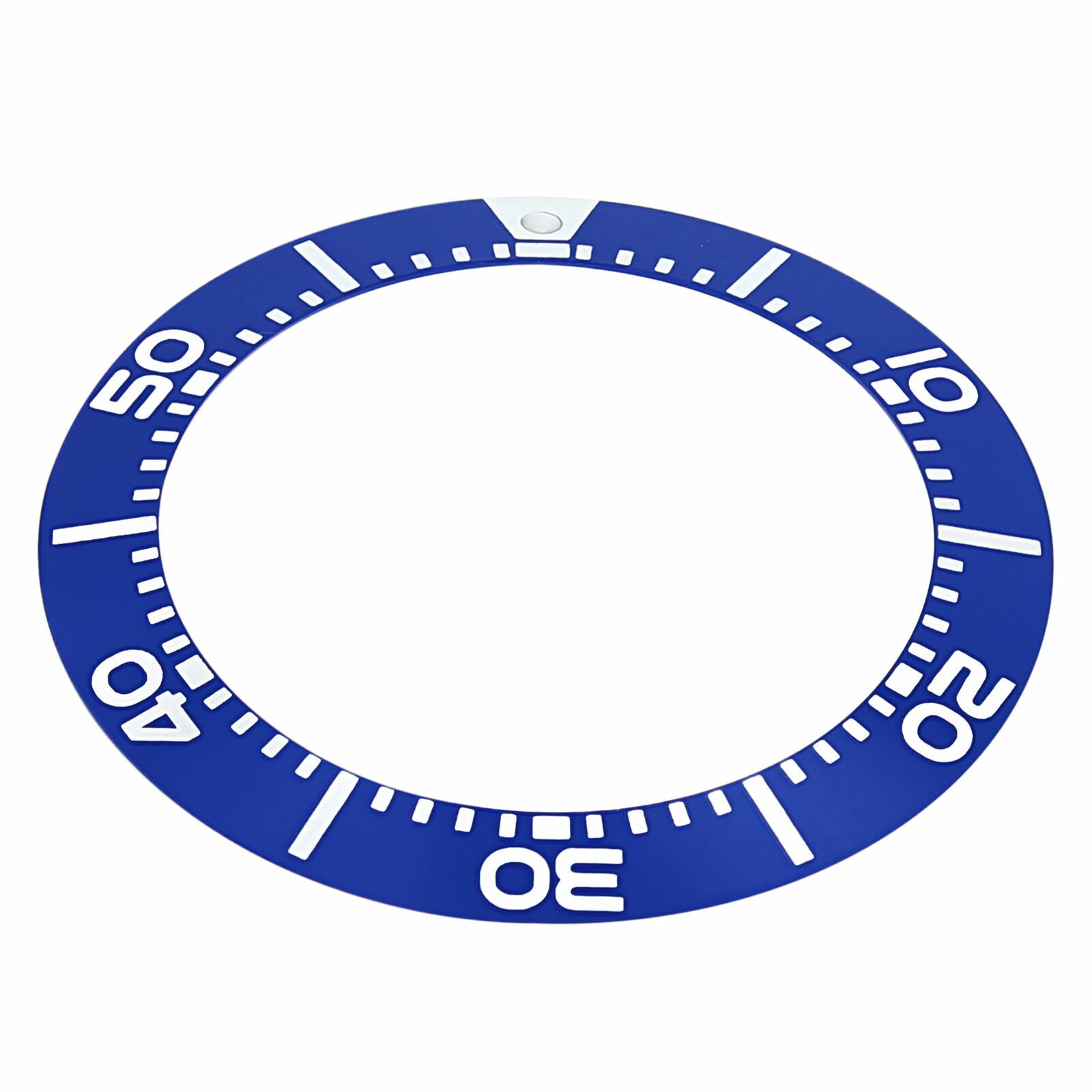 REPLACEMENT BLUE ALUMINUM BEZEL INSERT BLUE FOR WATCH 38.50MM X 29MM