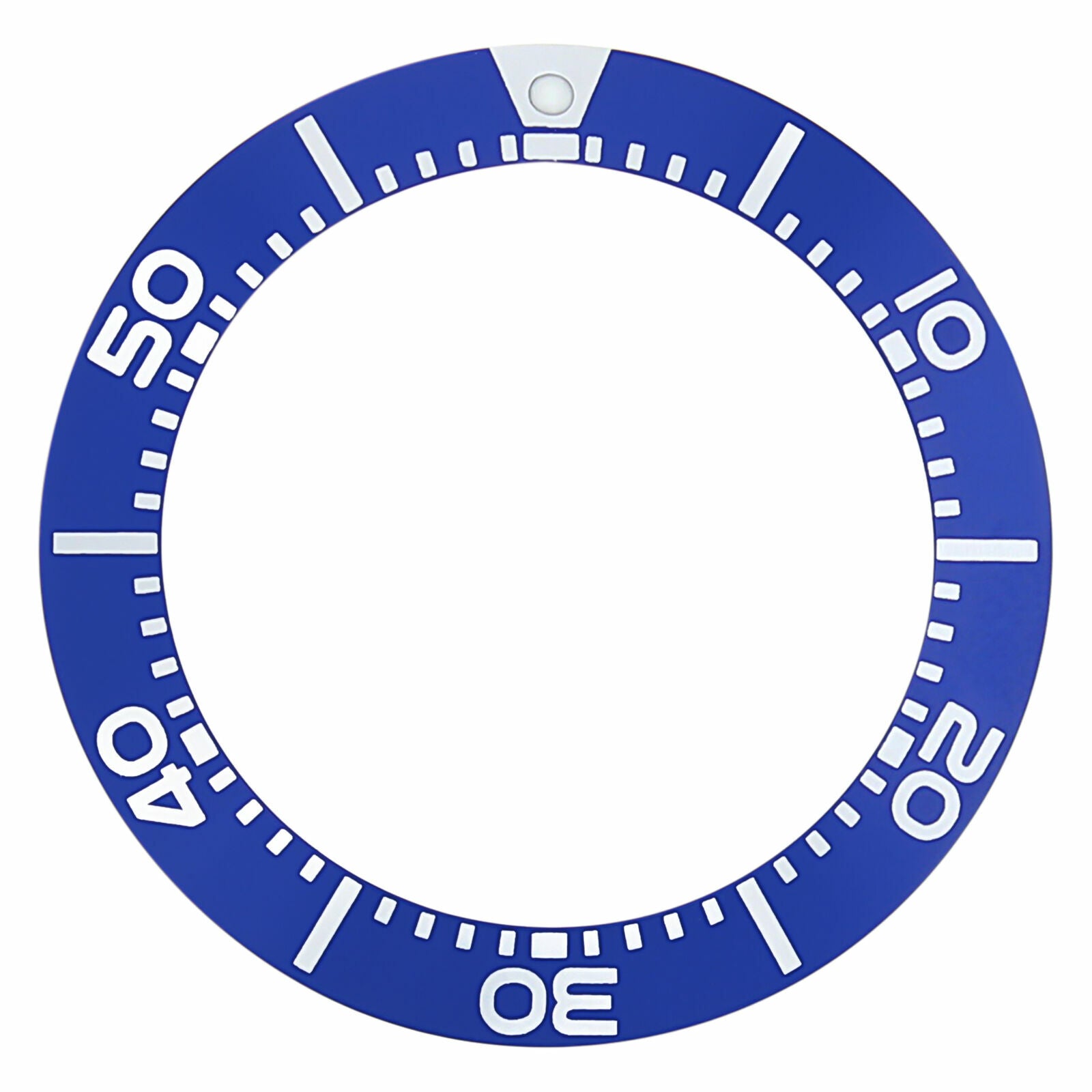 REPLACEMENT BLUE ALUMINUM BEZEL INSERT BLUE FOR WATCH 38.50MM X 29MM