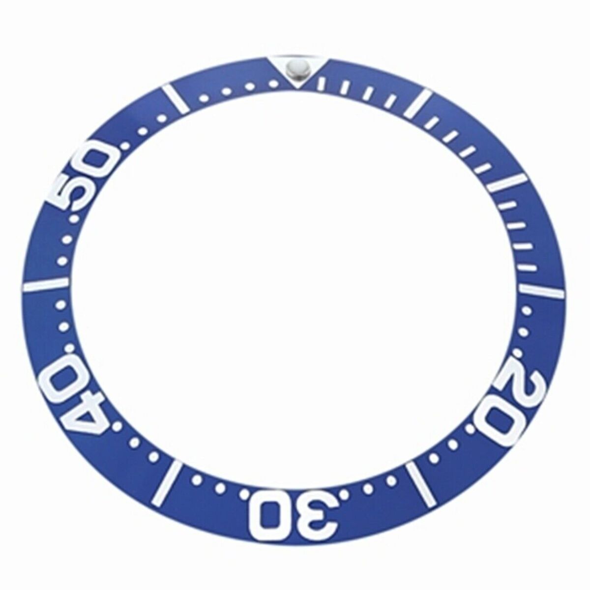 REPLACEMENT BEZEL INSERT BLUE FOR WATCH 43MM X 34MM