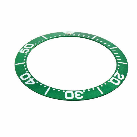 REPLACEMENT BEZEL INSERT GREEN FOR WATCH 42.60MM X 33.90MM