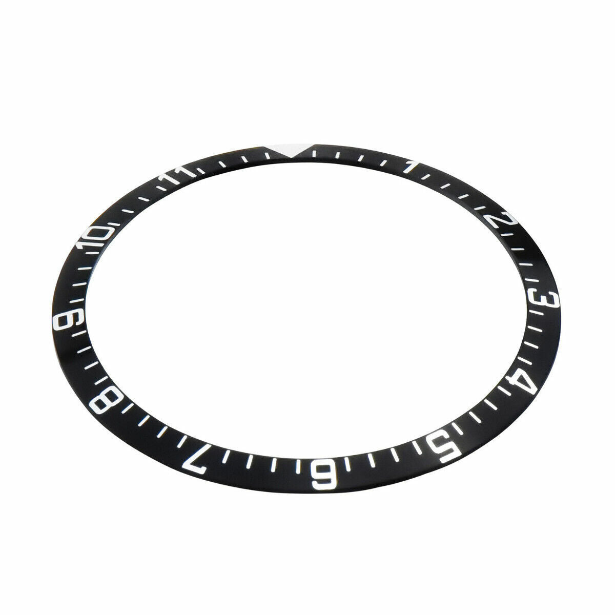 REPLACEMENT BEZEL INSERT BLACK FOR WATCH 38MM X 33MM