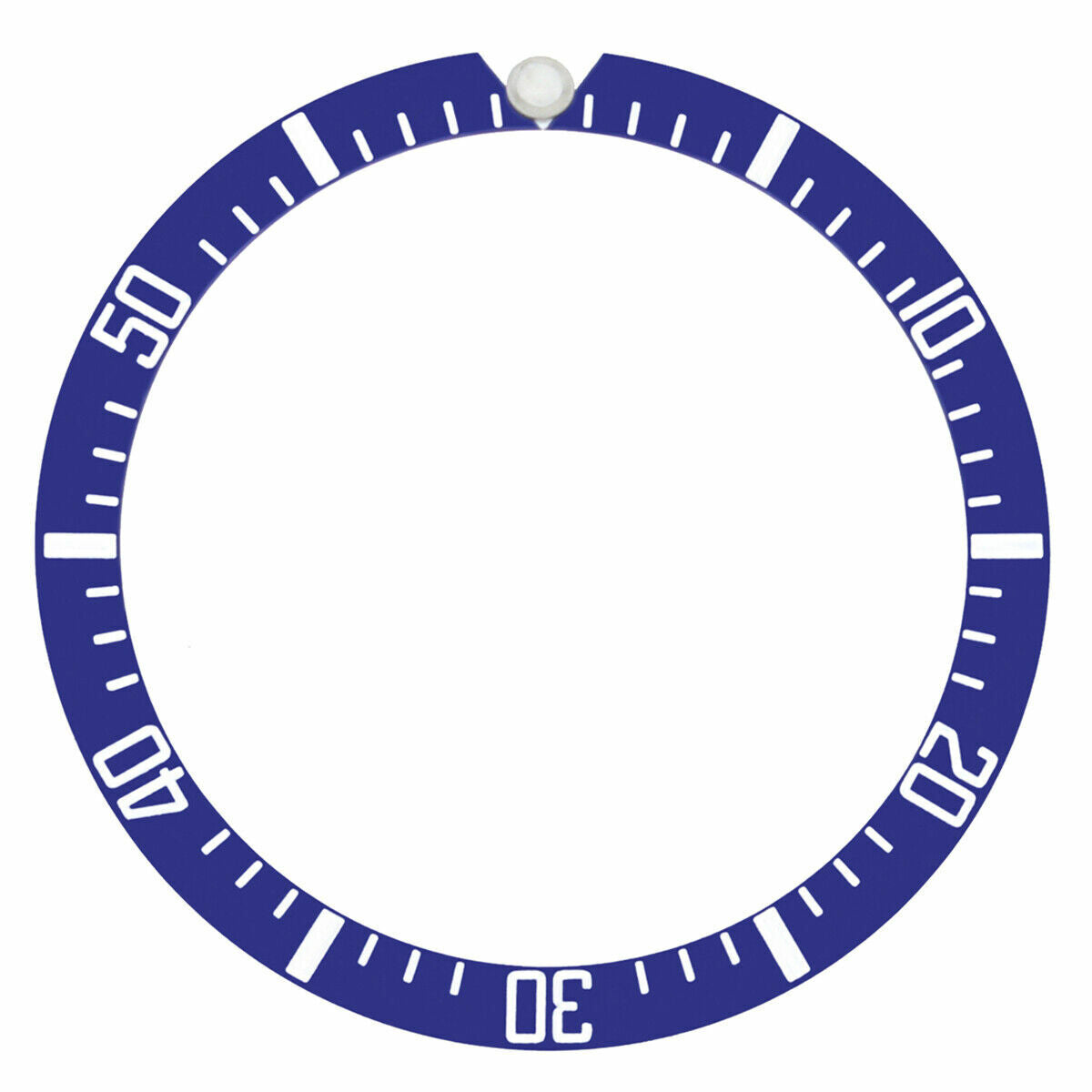 REPLACEMENT BEZEL INSERT BLUE FOR WATCH 36.60MM X 30.30MM